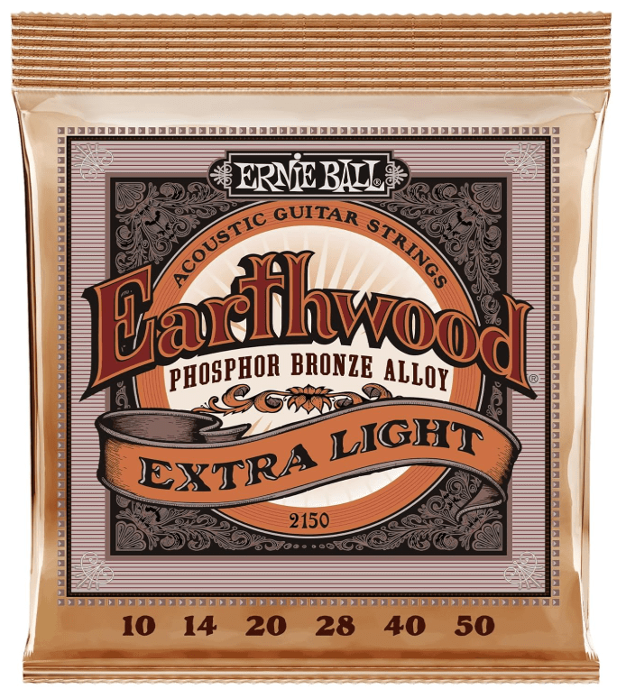 Encordoamento Violão Aço Ernie Ball 2150 Earthwood Phosphor Bronze 010-050