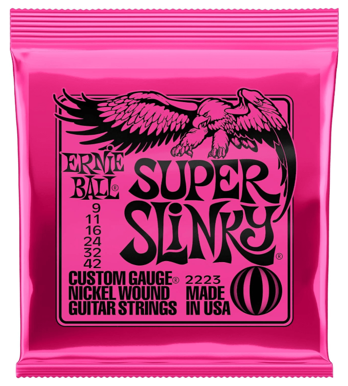 Encordoamento Guitarra Ernie Ball 2223 Super Slinky Nickel Wound 009-042