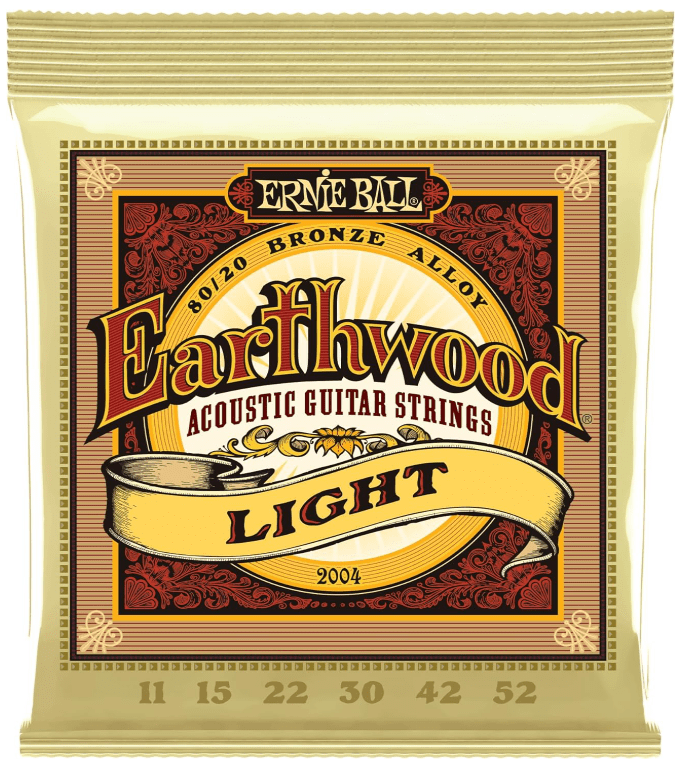 Encordoamento Violao Aco Ernie Ball 2004 Earthwood Extra Slinky Bronze 80/20 010-050