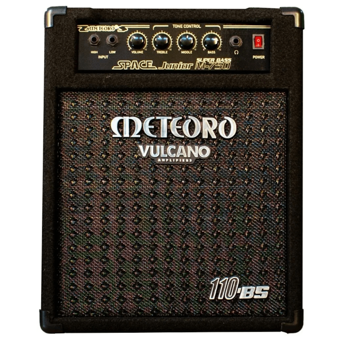 Amplificador p/Contra Baixo 075W RMS METEORO Space Super Bass M-750 - Preto