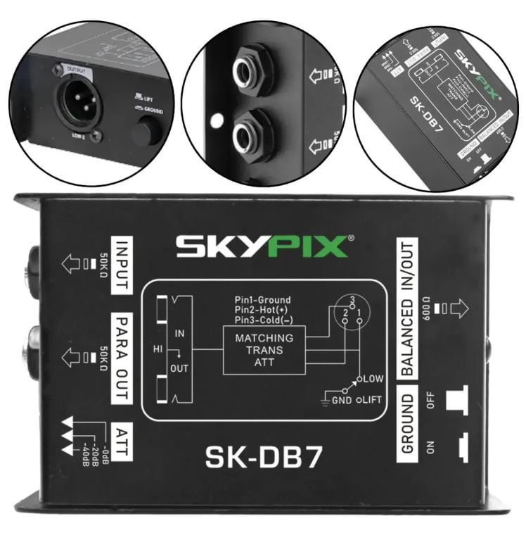  Direct Box SIMPLES Passivo SKYPIX DB-7