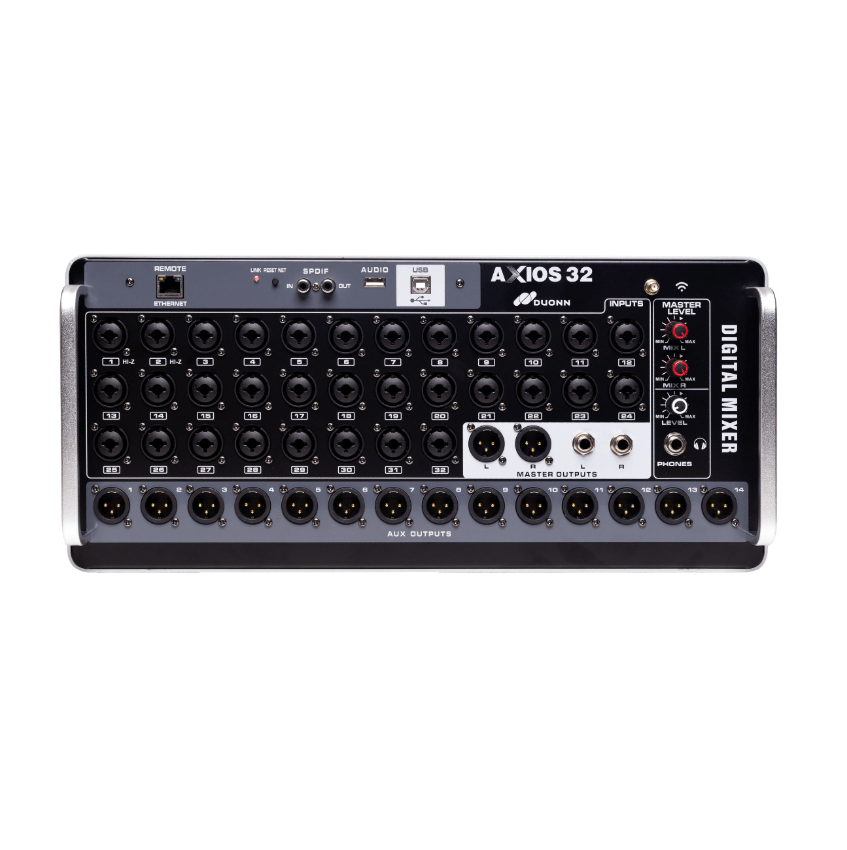 Mesa de Som Digital Duonn Axios 32 Canais com Interface USB 32x32