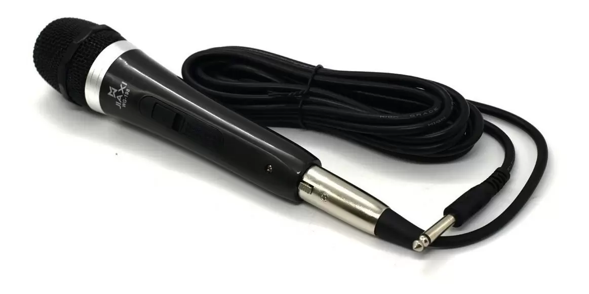 Microfone Jiaxi com cabo 4,5m WG-198 - Obradec Instrumentos Musicais