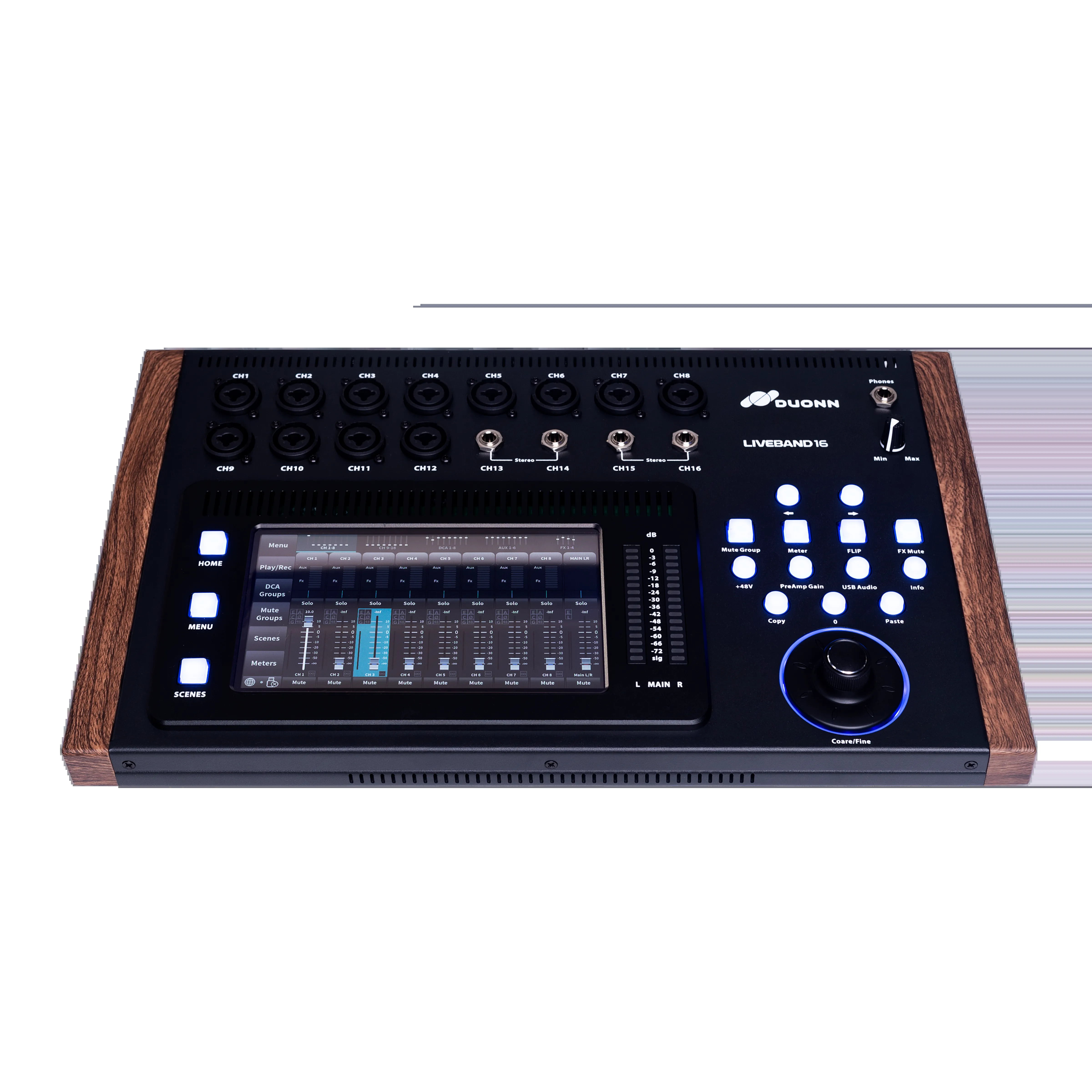 Mixer Digital Duonn de 16 canais LIVE BAND 1632 