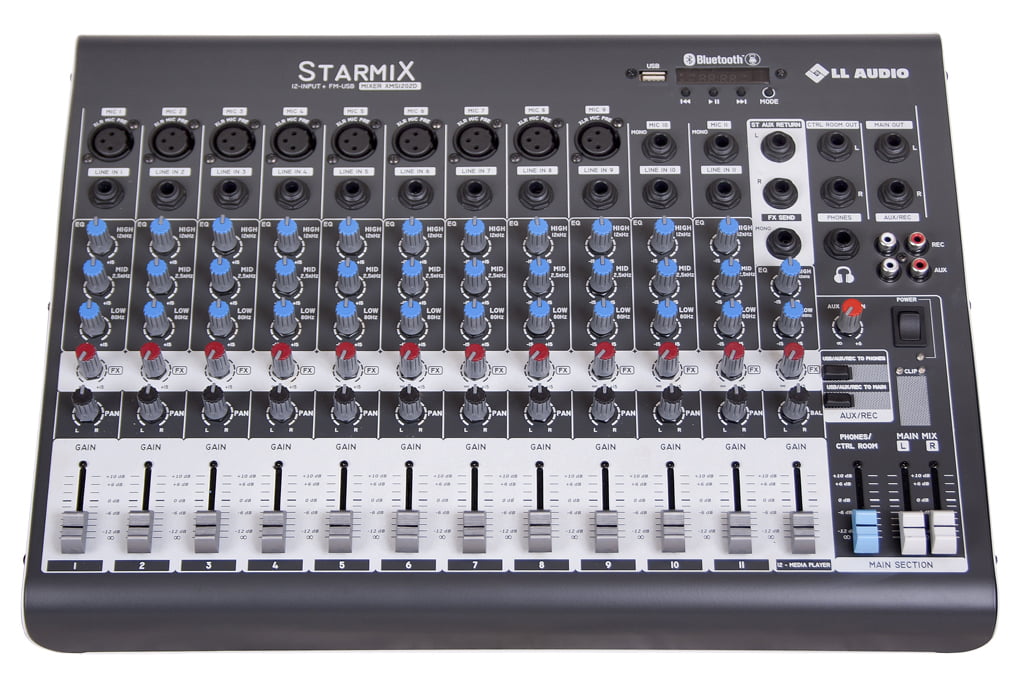 Mixer Starmix de 12 canais XMS-1202 