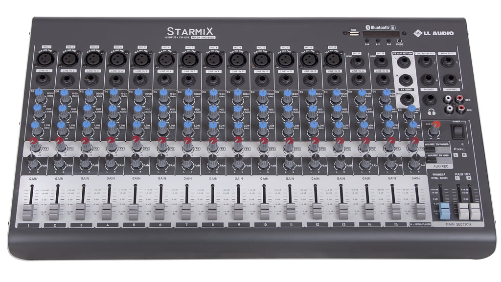 Mixer Starmix de 16 canais XMS-1602