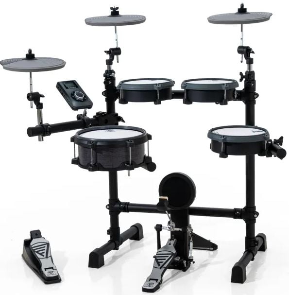 Bateria Eletrônica E-FORCE EF2-V2.0 - COR: Silver Metalizada 