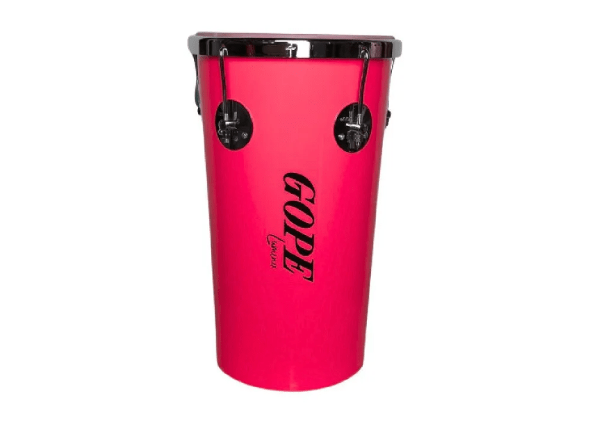 Rebolo Cônico Gope 45cm x 10" Alumínio Luminix Rosa Pele Animal (LAL4510TMAXRCR)