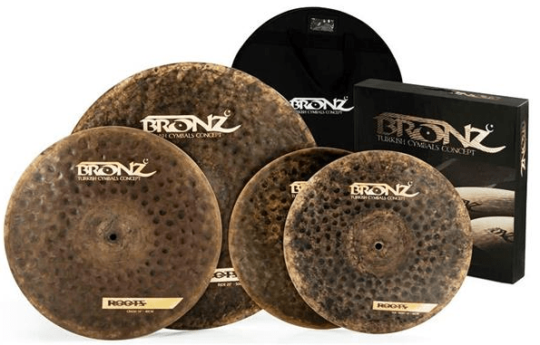 Prato de 14"(Par), 16" e 20" com capa Bronze B20 BRZ-ROO-SET3