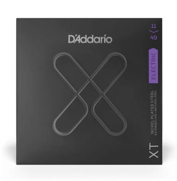Encordoamento para Guitarra D'Addario XTE1149 XT Nickel Coated Medidas .011 - .049