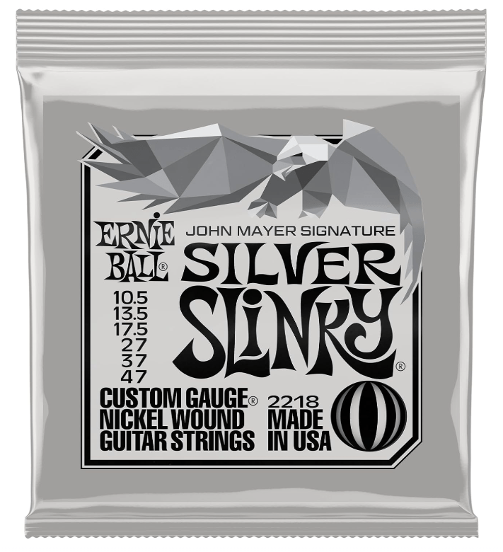 Encordoamento Guitarra Ernie Ball 2218 John Mayer Silver Slinky 0105-047