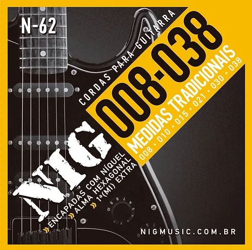 Encordoamento para Guitarra 008 NIG Traditional N-62