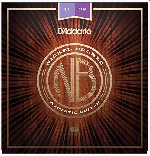  Encordoamento para Violão Aço 011 D'Addário Nickel/Bronze NB-1152