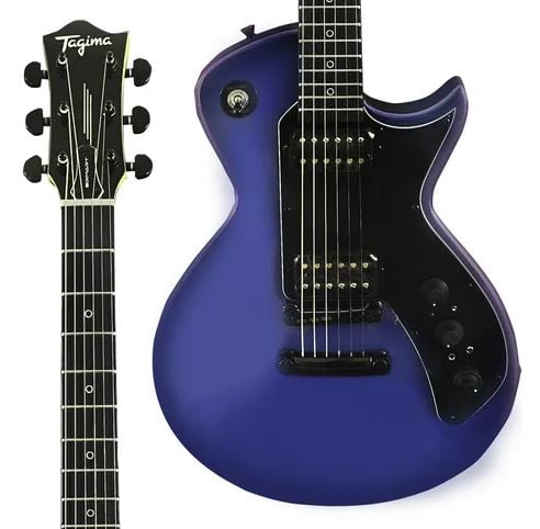 Guitarra Tagima Les Paul 2H SIXMART - COR: MCBL(Chameleon Blue), ESCUDO: BK(Preto)