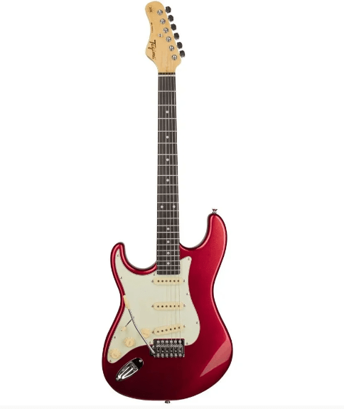 Guitarra Tagima Strato TG-500 CANHOTA - COR: CA(Candy Apple)