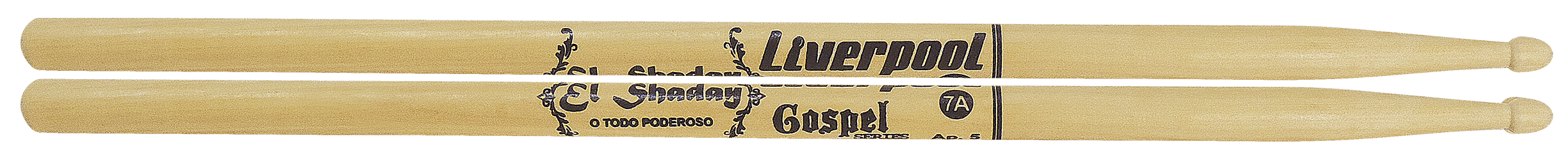 Baqueta Madeira GOSPEL LG - MODELO: 7A - El Shadai