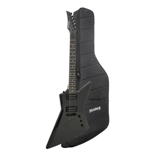 Guitarra Strinberg EXS480 OB Explorer Passiva Onyx Black