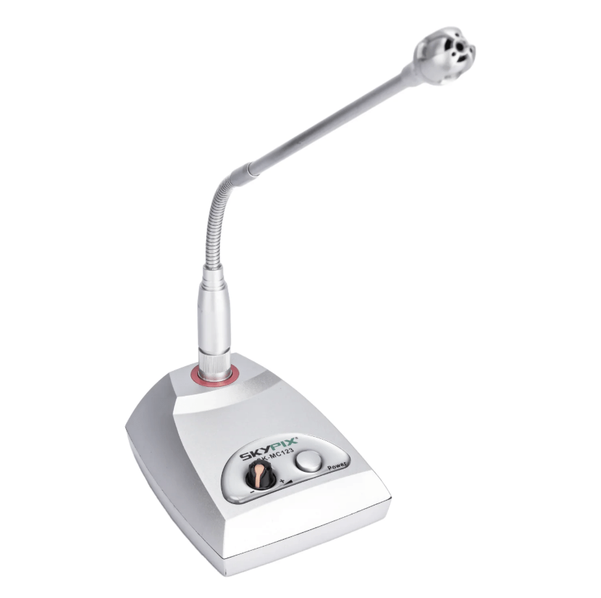 Microfone Gooseneck com Fio Skypix SK-MC123 de Mesa