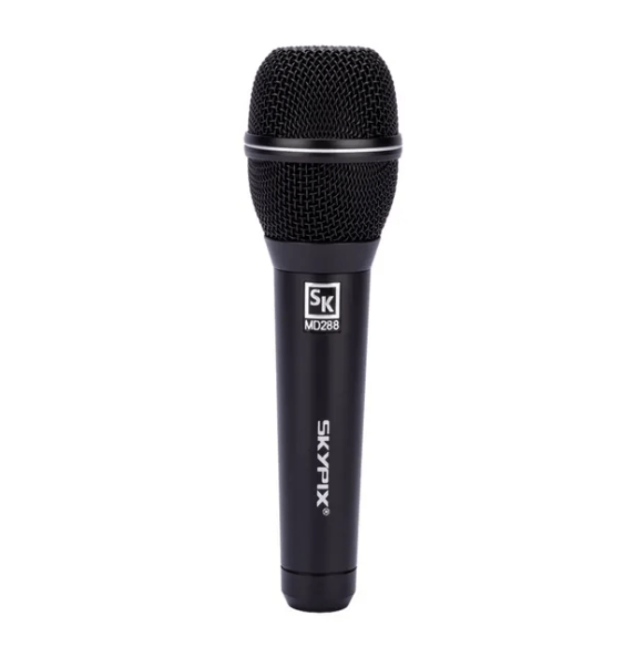 Microfone Dinâmico Vocal Skypix SK-MD288 com Cabo