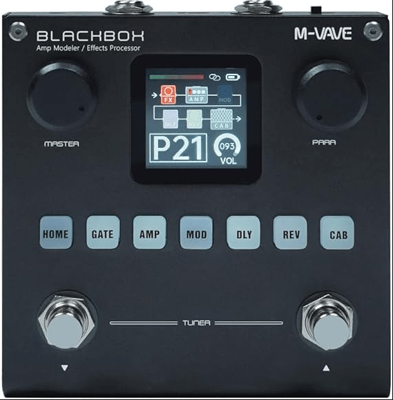 Pedaleira para Guitarra  M-VAVE Blackbox  Born To Rock