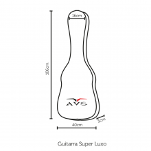 Capa para Guitarra Super Luxo CH-100 AVS ref.BIC006SL