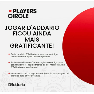Encordoamento Baixo 4 Cordas D'Addario EXL220 XL Nickel Wound 040-095