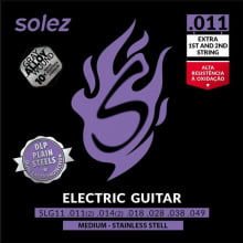 Encordoamento p/Guitarra 011 SOLEZ SLG-11