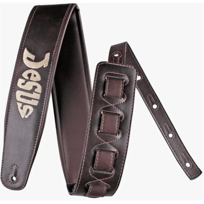 Correia 9 cm Basso Classic Peixe Jesus Marrom CLA