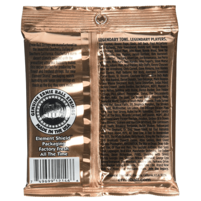 Encordoamento Violao Aco Ernie Ball 2146 Earthwood Phosphor Bronze Medium Light 012-054