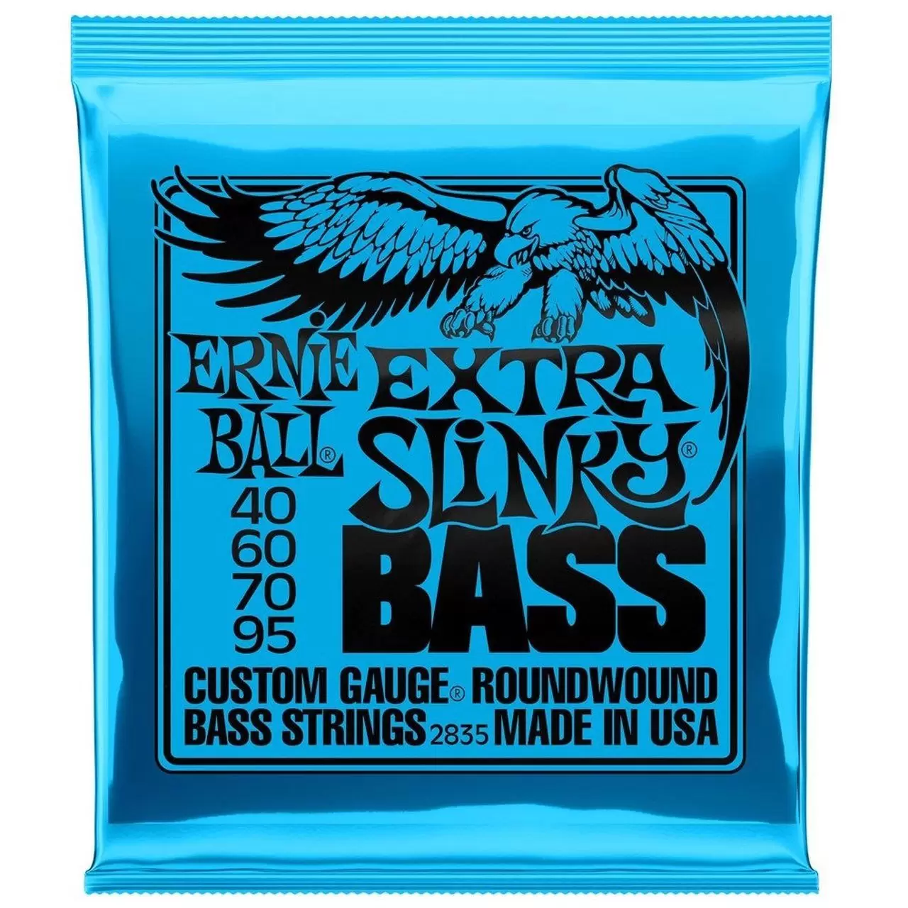 Encordoamento para Baixo 4 cordas 0.40 Ernie Ball Extra Slinky Bass 2835