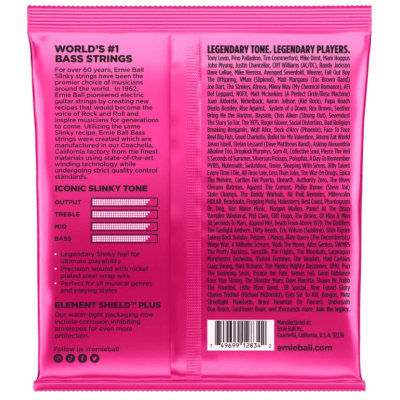 Encordoamento Baixo Ernie Ball 2834 Super Slinky Nickel Wound 045-100