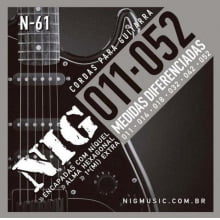 Encordoamento para Guitarra .011 Nig Evolution N-61