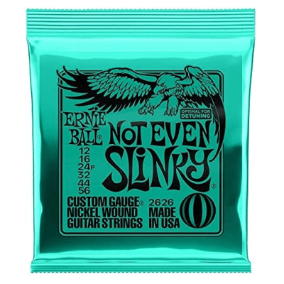Encordoamento Guitarra Ernie Ball 2626 Not Even Slinky Nickel Wound 012-056 Encordoamento Guitarra Ernie Ball 2626 Not Even Slinky Nickel Wound 012-056