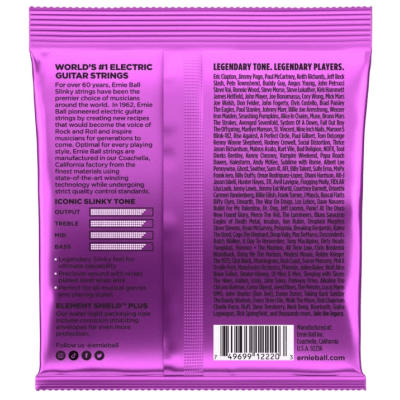Encordoamento Guitarra Ernie Ball 2220 Power Slinky Nickel Wound 011-048