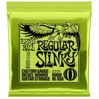 Encordoamento Guitarra Ernie Ball 2221 Regular Slinky Nickel Wound 010-046