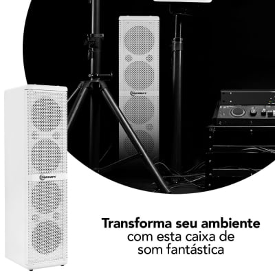 Caixa Acústica Passiva 4 Ohms  4HF T400 - COR: Branca cod.2027 