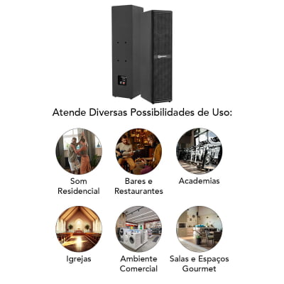 Caixa Acústica Passiva Taramps  4 Ohms  4HF T400 - COR: Preta cod.2028