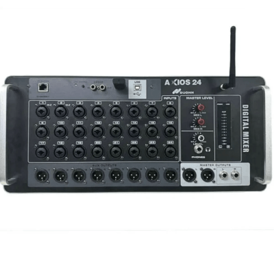 Mesa de Som Digital Duonn Axios 24 Canais com Interface de Áudio