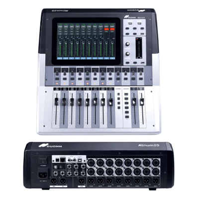 Mesa de Som Digital Duonn Atrium 20 Canais com Interface de Áudio