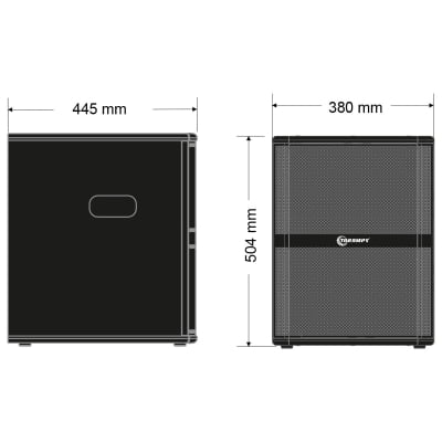 Subwoofer 4OHMS 1LF T1200 - COR: Preta cod.2045