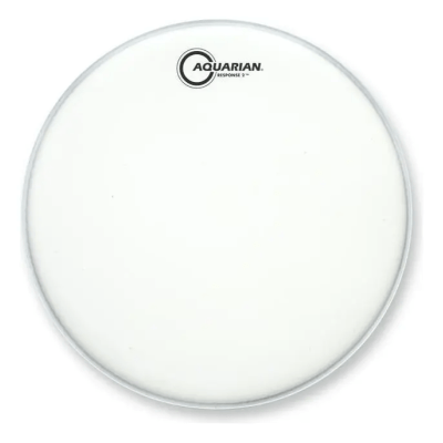 Pele para Tom / Surdo / Caixa Aquarian 8" Response 2 Texture Coated TCRSP28 – Filme Duplo Porosa Branca