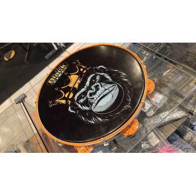Pandeiro de 12 " BLACK TIN - MODELO: Gorila + Capa 