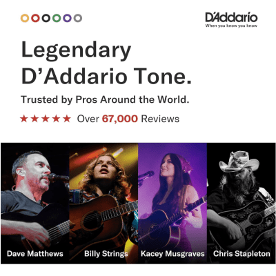Encordoamento Violão Aço D'Addario Phosphor Bronze EJ15 Extra Light 010-047