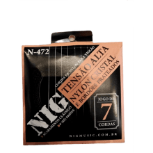 Encordoamento para Violão Nylon 7 Cordas NIG Tensão Alta N-472