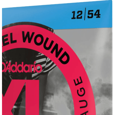 Encordoamento Guitarra D'Addario EXL145 Nickel Wound Heavy 012-054 3ª Corda Encapada