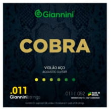 Encordoamento Giannini Cobra Violao Aco 85/15 011-052 Geefle