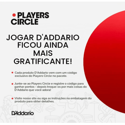 Encordoamento Baixo 5 Cordas D'Addario EXL170-5 XL Nickel Wound 045-130