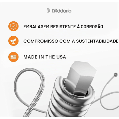 Encordoamento Guitarra D'Addario EXL140 XL Nickel Wound Light Top Heavy Bottom 010-052