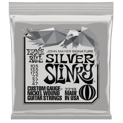 Encordoamento Guitarra Ernie Ball 2218 John Mayer Silver Slinky 0105-047 Encordoamento Guitarra Ernie Ball 2218 John Mayer Silver Slinky 0105-047