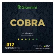 Encordoamento P/ Violão Giannini Cobra 012 Bronze 85/15 